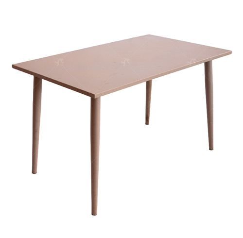 Modern Outdoor Steel  Metal Frame Metal Leg Restaurant  Dining Table Coffee Table High Desk Computer Table