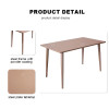 Modern Outdoor Steel Metal Frame Metal Leg Restaurant Dining Table Coffee Table High Desk Computer Table