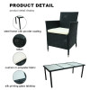 Outdoor Modern Hot Selling Good Quality Polyrattan Garden Furniture Dining  Rattan Dining Rattan Dining Set of 9
