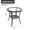 Steel Pipe Rattan Weaving Casual Three-piece Set with Swivel Sofa Chair Outdoor Garden Leisure Rattan Furniture Set