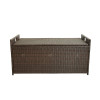 Outdoor Garden Rattan Basket Storage Boxes Rattan Garden Storage Boxes New Modern Outdoor Furniture Basket Storage for Home Use