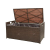 Outdoor Garden Rattan Basket Storage Boxes Rattan Garden Storage Boxes New Modern Outdoor Furniture Basket Storage for Home Use