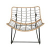Modern Outdoor Garden Rattan Rocking Chair Popular Leisure Recliner Relaxing Lazy Chair  Popularr Garden Chair