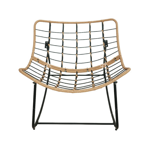 Modern Outdoor Garden Rattan Rocking Chair Popular Leisure Recliner Relaxing Lazy Chair  Popularr Garden Chair