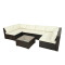 All Day Outdoor 6 Seat Garden Sectional Sofa Sofa Furniture Rattan Outdoor Terrace Session Set