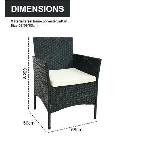 Steel Rattan 4 Pieces  Outdoor Furniture Sales Set Courtyard Garden Rattan Sofa Outdoor Rattan Furniture