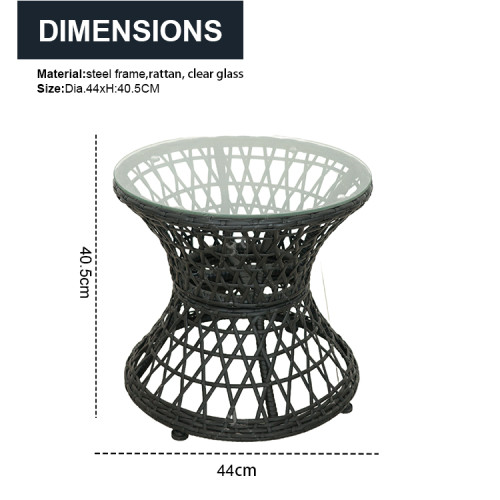 Modern Steel Papasan Swivel Chair Sets of 3Cushioned Seat for Indoor Outdoor Use for Living Room Courtyard & Hotel Furniture