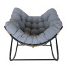 Modern Outdoor Garden Rattan Rocking Chair Popular Leisure Recliner Relaxing Lazy Chair  Popularr Garden Chair