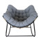 Modern Outdoor Garden Rattan Rocking Chair Popular Leisure Recliner Relaxing Lazy Chair Popularr Garden Chair