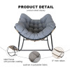 Modern Outdoor Garden Rattan Rocking Chair Popular Leisure Recliner Relaxing Lazy Chair  Popularr Garden Chair