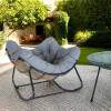 Modern Outdoor Garden Rattan Rocking Chair Popular Leisure Recliner Relaxing Lazy Chair  Popularr Garden Chair