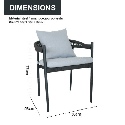 Outdoor Modern Hot Selling Good Quality Polyrattan Garden Furniture Dining Aluminum  Rattan Dining Rattan Dining Set of 5