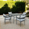 Outdoor Modern Hot Selling Good Quality Polyrattan Garden Furniture Dining Aluminum  Rattan Dining Rattan Dining Set of 5