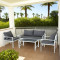 New Modern Design Garden Furniture Outdoor Sofa Outdoor Garden Furniture Luxury Sofa Set 4 Pieces