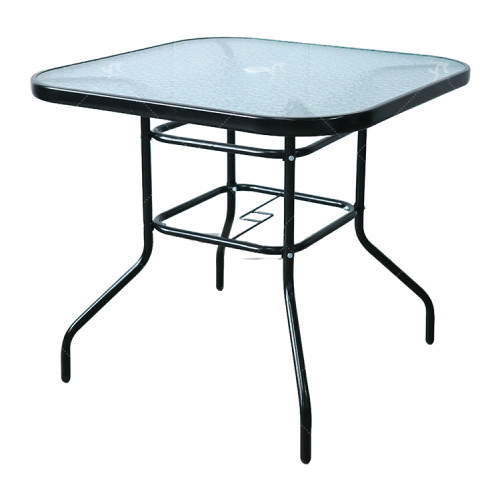 Hot Sale Outdoor Patio Side Square Table Garden Table with  Metal Steel Iron Dining Outdoor Table