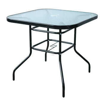 Hot Sale Outdoor Patio Side Square Table Garden Table with  Metal Steel Iron Dining Outdoor Table