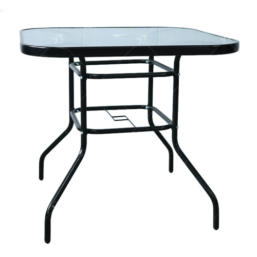 Hot Sale Outdoor Patio Side Square Table Garden Table with  Metal Steel Iron Dining Outdoor Table