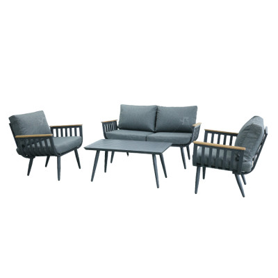New Modern Design Garden Furniture Outdoor Sofa Outdoor Garden Furniture Luxury Sofa Set 4 Pieces