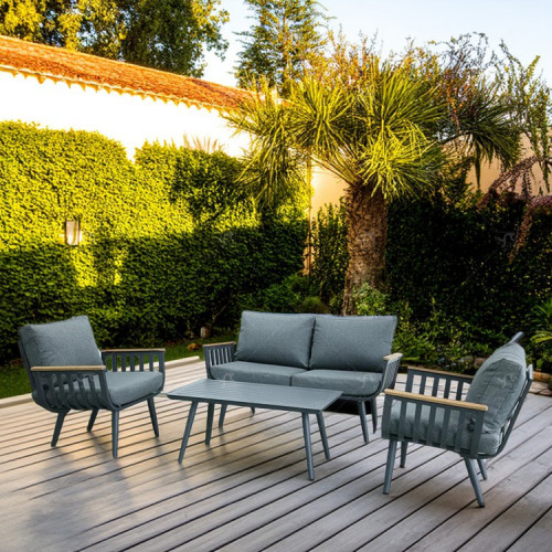 New Modern Design Garden Furniture Outdoor Sofa Outdoor Garden Furniture Luxury Sofa Set 4 Pieces