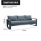 New Modern Design Garden Furniture Outdoor Sofa Outdoor Garden Furniture Luxury Sofa Set 4 Pieces