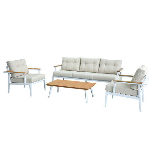 New Modern Design Garden Furniture Outdoor Sofa Outdoor Garden Furniture Luxury  Sofa Set 4 Pieces