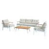 New Modern Design Garden Furniture Outdoor Sofa Outdoor Garden Furniture Luxury  Sofa Set 4 Pieces