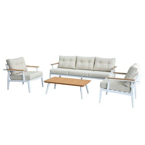 New Modern Design Garden Furniture Outdoor Sofa Outdoor Garden Furniture Luxury  Sofa Set 4 Pieces