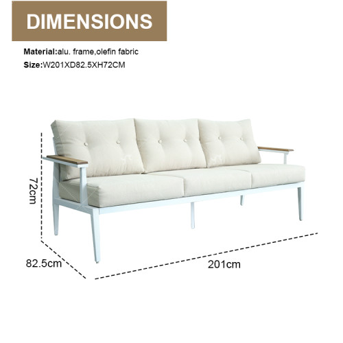 New Modern Design Garden Furniture Outdoor Sofa Outdoor Garden Furniture Luxury  Sofa Set 4 Pieces