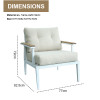New Modern Design Garden Furniture Outdoor Sofa Outdoor Garden Furniture Luxury  Sofa Set 4 Pieces