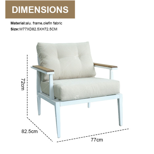 New Modern Design Garden Furniture Outdoor Sofa Outdoor Garden Furniture Luxury  Sofa Set 4 Pieces