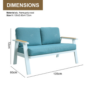New Modern Design Garden Furniture Outdoor Sofa Outdoor Garden Furniture Luxury Sofa Set 4 Pieces