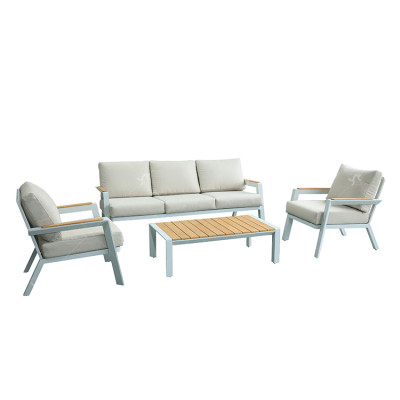 New Modern Design Garden Furniture Outdoor Sofa Outdoor Garden Furniture Luxury  Sofa Set 4 Pieces