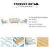New Modern Design Garden Furniture Outdoor Sofa Outdoor Garden Furniture Luxury  Sofa Set 4 Pieces