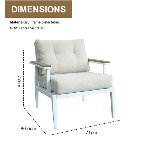 New Modern Design Garden Furniture Outdoor Sofa Outdoor Garden Furniture Luxury  Sofa Set 4 Pieces