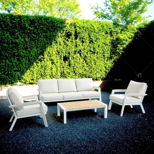 New Modern Design Garden Furniture Outdoor Sofa Outdoor Garden Furniture Luxury  Sofa Set 4 Pieces