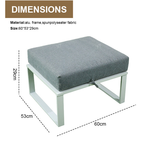 New Modern Design Garden Furniture Outdoor Sofa Outdoor Garden Furniture Luxury Sofa Set 5 Pieces