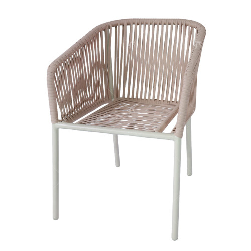 Modern Hot Selling Good Quality Rope Garden Furniture Dining  Rope Dining Table and Chair Rope Dining Set of 7
