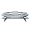 Outdoor Five Position Adjustable with Stackable Beach Chaise Lounge Chair Patio Garden Hotel Sun Alu. Lounge