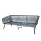 Modern Outdoor  Luxury Garden Sofas Aluminum Frame  4pcs Aluminum Metal With Rope Set Outdoor Furniture with 2 Coffee Table
