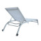 Outdoor Steel Five Position Adjustable Garden Beach Chaise Lounge Chair Patio Garden Hotel Sun Lounge