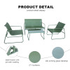 2x1 Teslin Popular Garden  4 Pieces Sofa Set Patio Sofa Sets Furniture Outdoor Furniture  Outdoor Patio Furniture Sofa Set