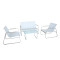 2x1 Teslin Popular Garden  4 Pieces Sofa Set Patio Sofa Sets Furniture Outdoor Furniture  Outdoor Patio Furniture Sofa Set