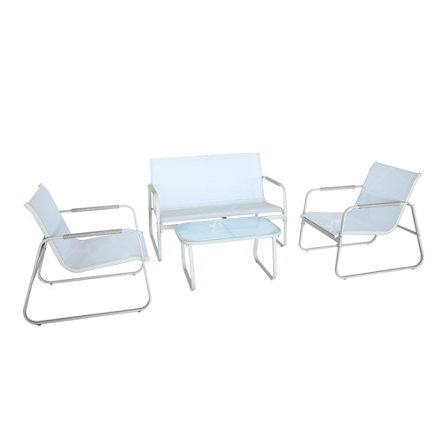 2x1 Teslin Popular Garden  4 Pieces Sofa Set Patio Sofa Sets Furniture Outdoor Furniture  Outdoor Patio Furniture Sofa Set