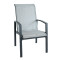 2x1 Teslin Modern Comfort Flex Metal Patio Chair with Arm Popular Outdoor Garden Chair for Park Use Teslin Design