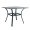 Outdoor Furniture Patio Garden Furniture Dining Table Square Backyard Bistro Table for Deck Backyard Lawn Garden