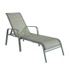 Outdoor Steel Five Position Adjustable Garden Beach Chaise Lounge Chair Patio Garden Hotel Sun Lounge