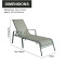 Outdoor Steel Five Position Adjustable Garden Beach Chaise Lounge Chair Patio Garden Hotel Sun Lounge