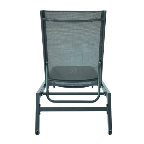 Outdoor Alu Five Position Adjustable Garden Beach Chaise Lounge Chair Patio Garden Hotel Sun Lounge