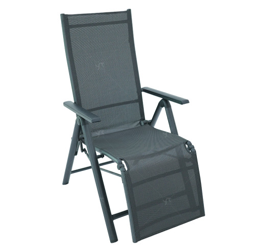 2x2 Teslin Modern Comfort Flex Metal Patio Chair with Arm Popular Outdoor  Alu. Teslin Lounger Foldable Chair