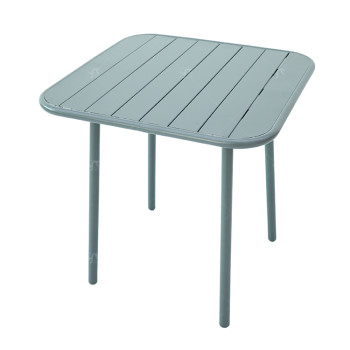 Outdoor Furniture Patio Garden Furniture Dining Table Square Backyard Dining Table for Deck Backyard Lawn Garden